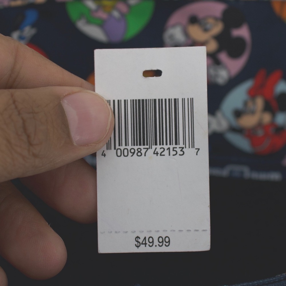 Walt Disney World Tote Laptop Bag Blue Mickey Friends Travel Parks Vacation Chic - Picture 6 of 13